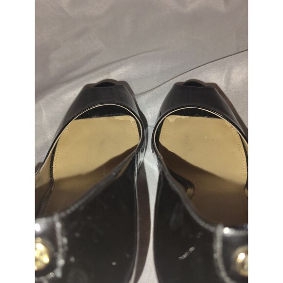 MICHAEL Michael Kors Erika Platform Peep Toe Pumps Size 7.5 - Picture 8 of 10